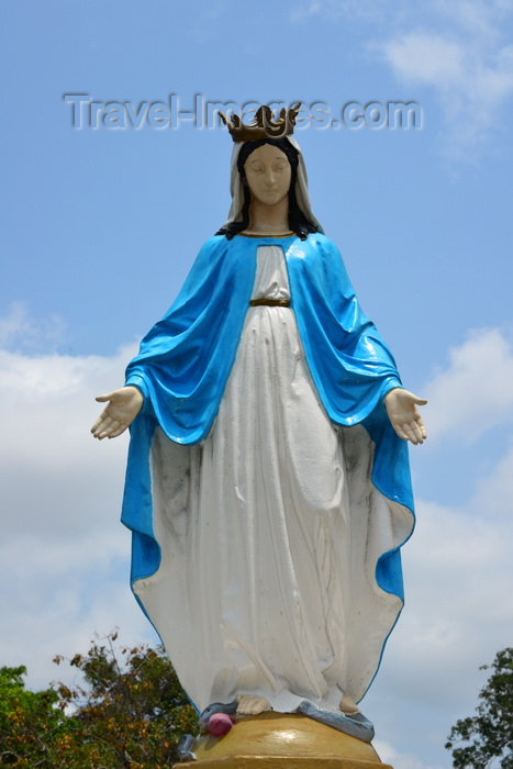 congo10: Brazzaville, Congo: Virgin Mary sculpture (1885) in the gardens of the Cathedral of the Sacred Heart, the oldest statue in Congo - Cathédrale du Sacré Cœur - Quartier de l'Aiglon - photo by M.Torres - (c) Travel-Images.com - Stock Photography agency - Image Bank