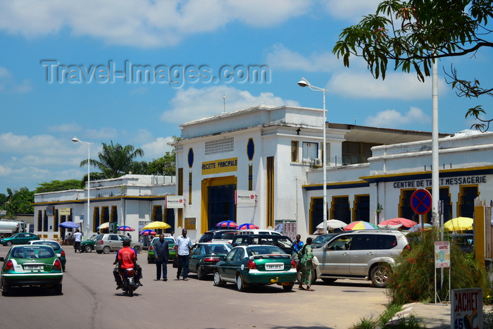 congo78: Brazzaville, Congo: colonial architecture of the Central Post Office - Poste Centrale, Avenue Patrick Lumumba, Place de la Poste, Quartier de la Plaine - photo by M.Torres - (c) Travel-Images.com - Stock Photography agency - Image Bank