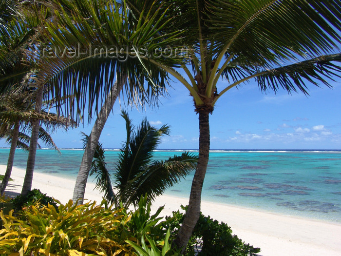 cook38: Cook Islands - Rarotonga island: Titikaveka beach - photo by B.Goode - (c) Travel-Images.com - Stock Photography agency - Image Bank