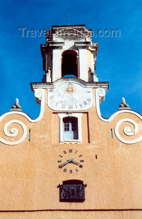 corsica216: Corsica - Bastia: Palais des Gouvérneurs - sundial - architecture - building - photo by M.Torres - (c) Travel-Images.com - Stock Photography agency - Image Bank