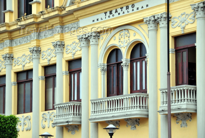 costa-rica6: San José, Costa Rica: Teatro Melico Salazar - Parque Central - Av 2 Centenario - built by Jose Raventos - photo by M.Torres - (c) Travel-Images.com - Stock Photography agency - Image Bank