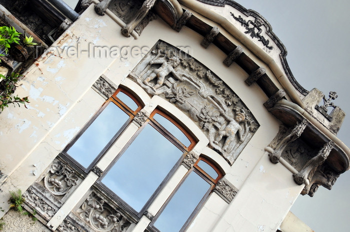 costa-rica80: San José, Costa Rica: Casa Jiménez de la Guardia - Art Nouveau decoration - designed by Manuel Francisco Jiménez Ortiz - Calle 5 - photo by M.Torres - (c) Travel-Images.com - Stock Photography agency - Image Bank