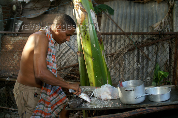 cuba37: Cuba - Guardalavaca - cooking fish - photo by G.Friedman - (c) Travel-Images.com - Stock Photography agency - Image Bank