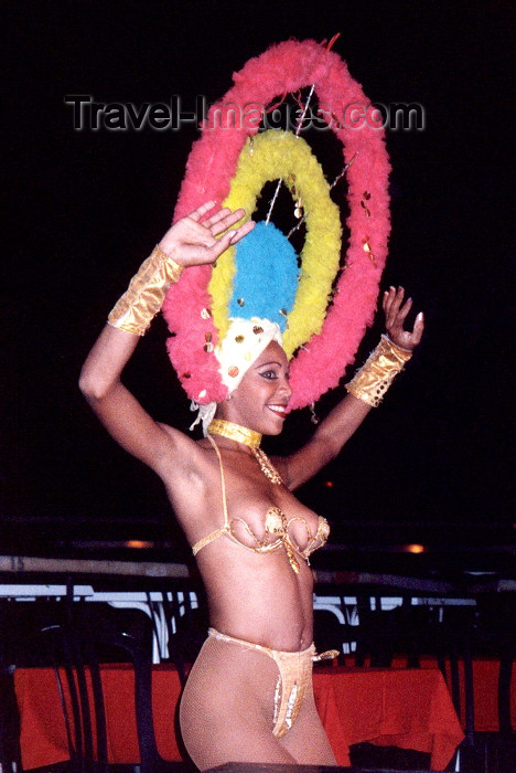 cuba7: Cuba - Santiago: sexy dancer at Cabaret Tropicana (photo by M.Torres) - (c) Travel-Images.com - Stock Photography agency - Image Bank