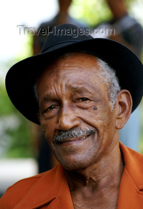 cuba84: Cuba - Holguín - Uncle with Orange Jacket - photo by G.Friedman - (c) Travel-Images.com - Stock Photography agency - Image Bank