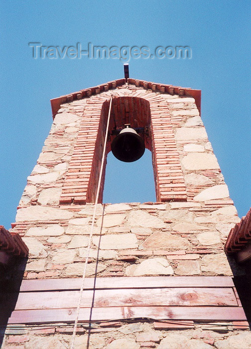 cyprus27: Cyprus - Troodos mountains - Limassol district: rural belfry - photo by Miguel Torres - (c) Travel-Images.com - Stock Photography agency - Image Bank