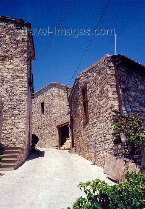 cyprus3: Cyprus - Akamas region - Paphos district: village street - photo by Miguel Torres - (c) Travel-Images.com - Stock Photography agency - Image Bank