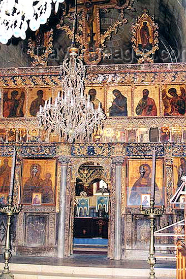 cyprusn38: Cyprus - Morphou / Guzelyurt - Nicosia district: St Mamas' church - iconostasis (photo by Galen Frysinger) - (c) Travel-Images.com - Stock Photography agency - Image Bank