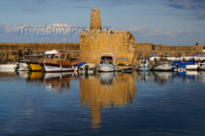 cyprusn49: Kyrenia, North Cyprus: tower in the medieval harbour - photo by A.Ferrari - (c) Travel-Images.com - Stock Photography agency - Image Bank