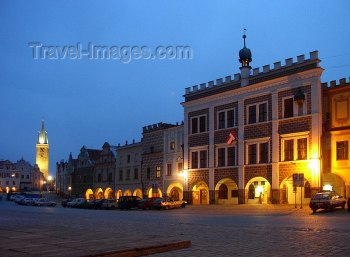 czech123: Czech Republic - Telc / Teltsch (Southern Moravia - Jihomoravský - Jihlavský kraj): the Renaissance palace - Unesco world heritage site - photo by J.Kaman - (c) Travel-Images.com - Stock Photography agency - Image Bank