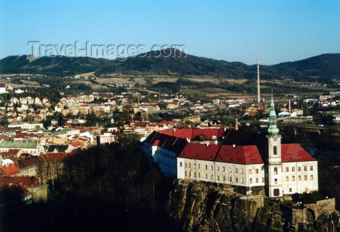 czech159: Czech Republic - Decín: from above - photo by J.Kaman - (c) Travel-Images.com - Stock Photography agency - Image Bank