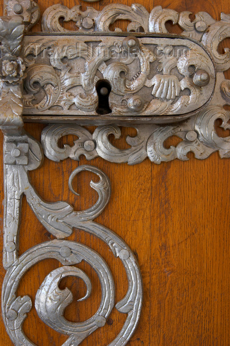 czech383: Czech Republic - Príbram: Svata Hora - ornamented lock - photo by H.Olarte - (c) Travel-Images.com - Stock Photography agency - Image Bank