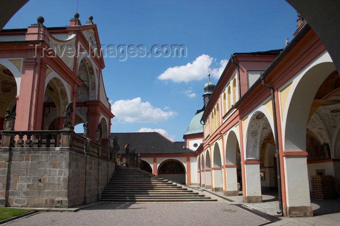 czech389: Czech Republic - Príbram: Svata Hora - church and cloister - run by the Redemptorists - oldest and most important Marian place of pilgrimage in the Czech Republic - photo by H.Olarte - (c) Travel-Images.com - Stock Photography agency - Image Bank