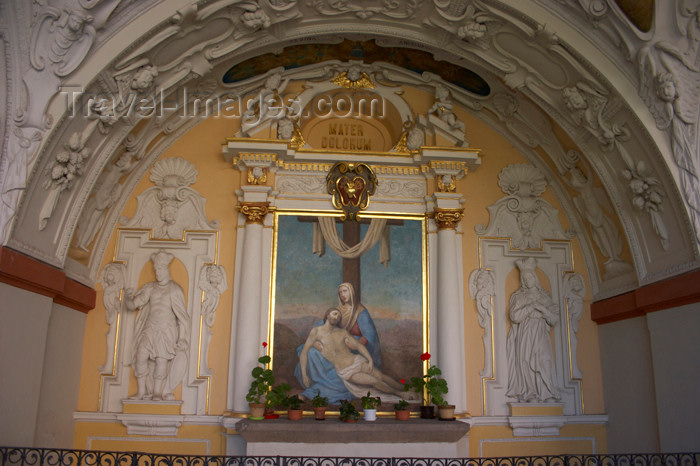 czech391: Czech Republic - Príbram: Svata Hora - Svata Hora, the 'Holy Mountain' a catholic pilgrimage site - niche - 'mater dolurum' - a  mother's pain - photo by H.Olarte - (c) Travel-Images.com - Stock Photography agency - Image Bank