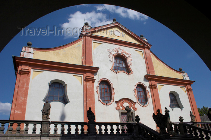 czech394: Czech Republic - Príbram: Svata Hora - Provost Church of the Assumption of Our Lady - Marian basilica - architect Carlo Lurago - photo by H.Olarte - (c) Travel-Images.com - Stock Photography agency - Image Bank