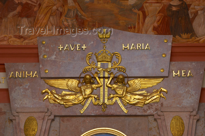 czech399: Czech Republic - Príbram: Svata Hora - angels - 'ave Maria' - photo by H.Olarte - (c) Travel-Images.com - Stock Photography agency - Image Bank