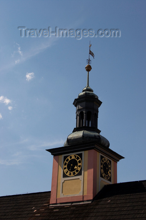 czech401: Czech Republic - Príbram: Svata Hora - the clock tower - photo by H.Olarte - (c) Travel-Images.com - Stock Photography agency - Image Bank