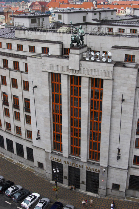 czech404: Ceska Narodni Banka, Czech National Bank, Prague, Czech Republic - photo by H.Olarte - (c) Travel-Images.com - Stock Photography agency - Image Bank