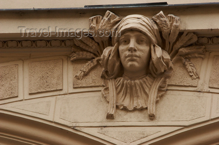 czech408: Architectural detail. Prague, Czech Republic - photo by H.Olarte - (c) Travel-Images.com - Stock Photography agency - Image Bank