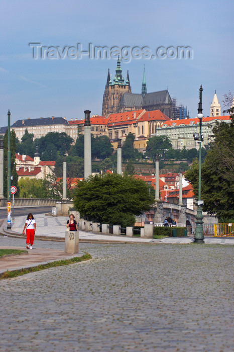 czech443: Prague Castle as seen from the Rudolfinum. Prague, Czech Republic - photo by H.Olarte - (c) Travel-Images.com - Stock Photography agency - Image Bank