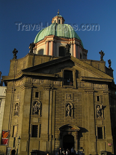 czech461: Prague, Czech Republic: Church of St Francis Seraphinus - photo by J.Kaman - (c) Travel-Images.com - Stock Photography agency - Image Bank