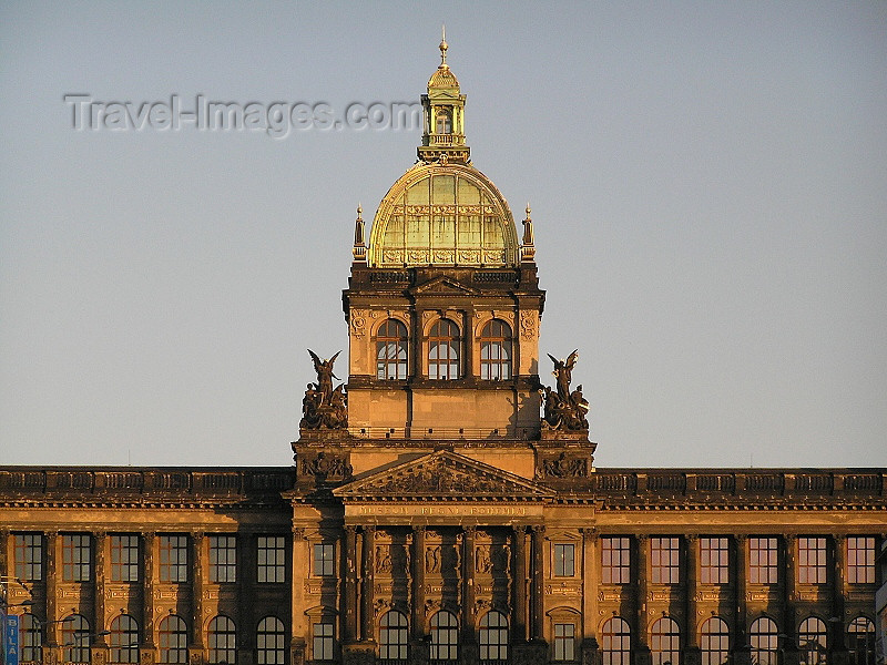 czech465: Prague, Czech Republic: National Museum - photo by J.Kaman - (c) Travel-Images.com - Stock Photography agency - Image Bank