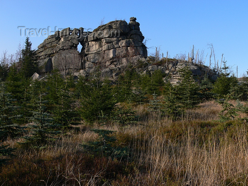 czech482: Czech Republic - Jizera Mountains / Jizerske hory / Isergebirge: Pytlacke kameny - basaltic rock formation - Western Sudetes - Liberec Region - photo by J.Kaman - (c) Travel-Images.com - Stock Photography agency - Image Bank