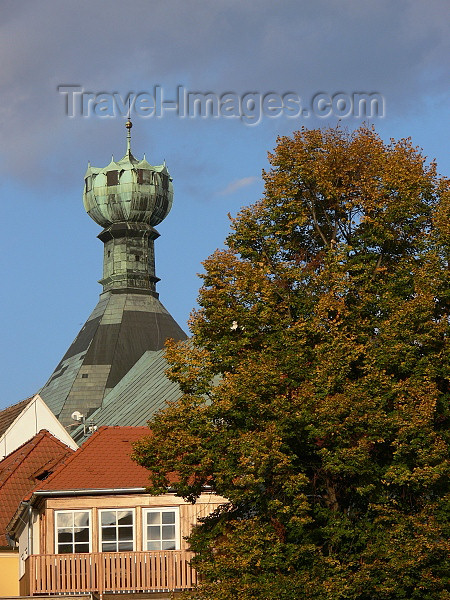 czech498: Czech Republic - Litomerice: Renaissance house Kalich with observation - Usti nad Labem Region - photo by J.Kaman - (c) Travel-Images.com - Stock Photography agency - Image Bank