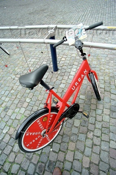 denmark13: Denmark - Copenhagen / København / CPH: one of the city's utility bikes - photo by J.Kaman - (c) Travel-Images.com - Stock Photography agency - Image Bank