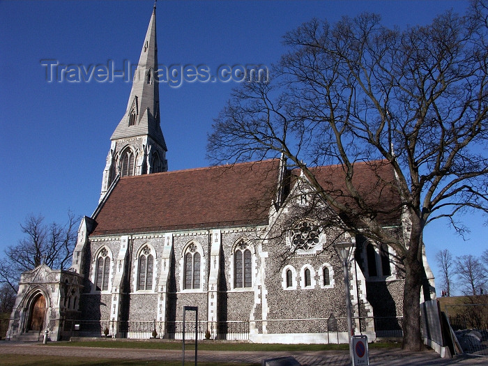 denmark4: Denmark - Copenhagen:  St Alban's church - Anglican denomination - Churchill Parken - Langelinie - photo by G.Friedman - (c) Travel-Images.com - Stock Photography agency - Image Bank