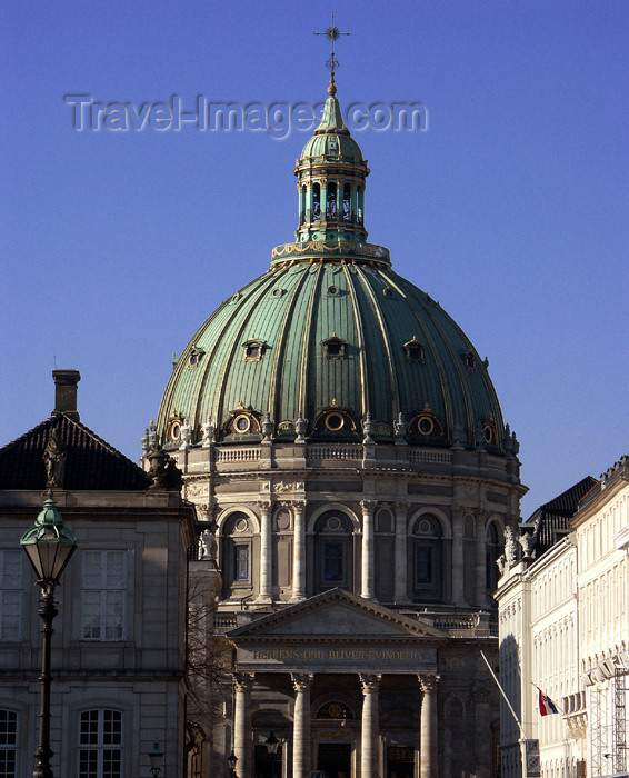 denmark60: Denmark - Copenhagen / København / CPH: Frederick's Church - Marmorkirken - Frederiks Kirke - photo by G.Friedman - (c) Travel-Images.com - Stock Photography agency - Image Bank