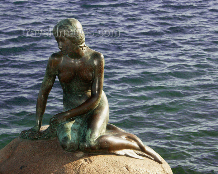 denmark63: Denmark - Copenhagen / København / CPH: Little Mermaid Statue II - Den Lille Havfrue - La petite sirène - Maza narina - photo by G.Friedman - (c) Travel-Images.com - Stock Photography agency - Image Bank