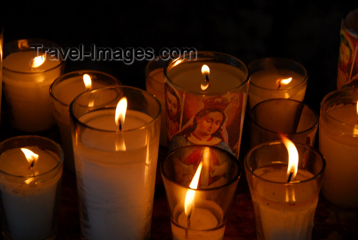 dominican117: Higüey, Dominican Republic: burning candles - Basilica of Our Lady - Basilica de Nuestra Señora de la Altagracia - photo by M.Torres - (c) Travel-Images.com - Stock Photography agency - Image Bank