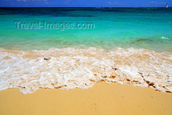 dominican157: Punta Cana, Dominican Republic: the almost Caribbean waters of the North Atlantic Ocean - Arena Gorda Beach - photo by M.Torres - (c) Travel-Images.com - Stock Photography agency - Image Bank