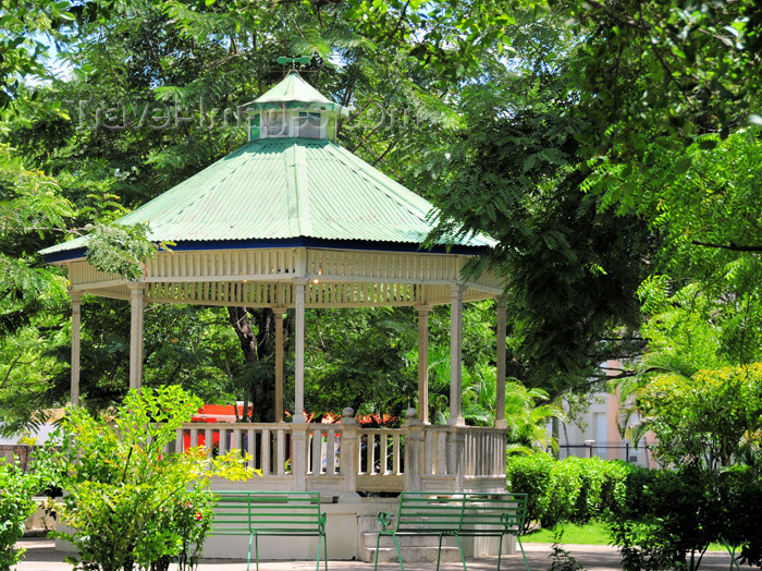 dominican247: Dajabón, Dominican Republic: bandstand at Duarte park - photo by M.Torres - (c) Travel-Images.com - Stock Photography agency - Image Bank