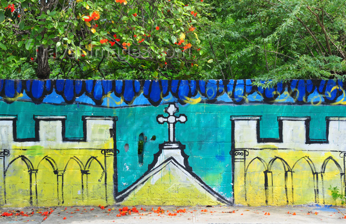 dominican252: Monte Cristi, Dominican Republic: mural on Plaza Duarte - photo by M.Torres - (c) Travel-Images.com - Stock Photography agency - Image Bank