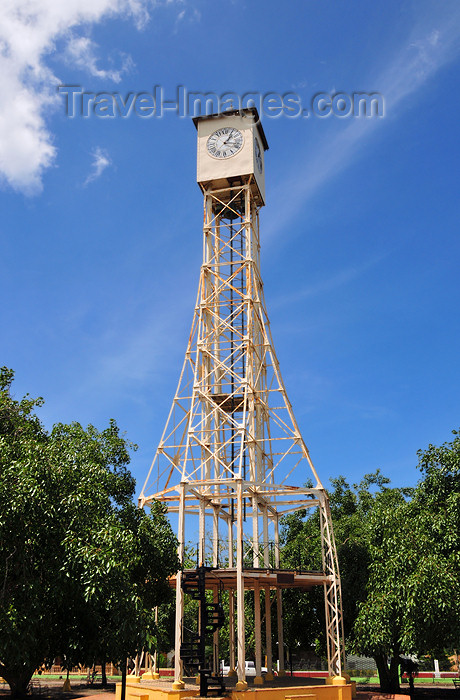 dominican254: Monte Cristi, Dominican Republic: Clock Tower - a XIX Century relic, made in France by Jean Paul Garnier and once standing in Saint-Germain-en-Laye - Reloj publico de Monte Cristi - photo by M.Torres - (c) Travel-Images.com - Stock Photography agency - Image Bank