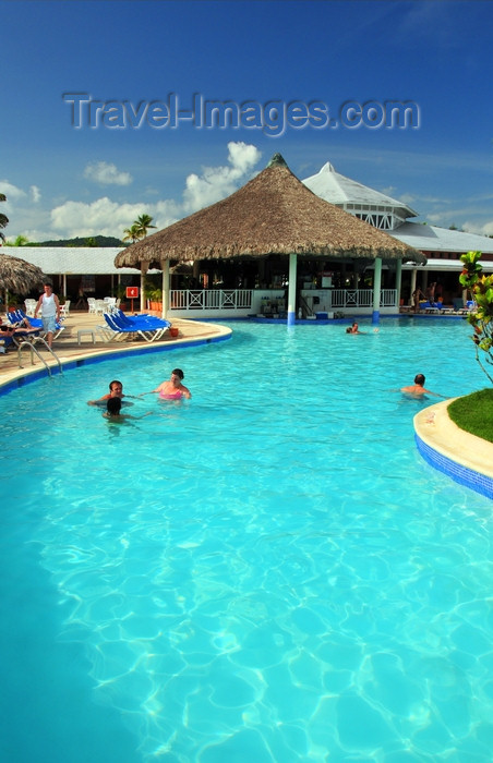 dominican335: Río San Juan, María Trinidad Sánchez province, Dominican republic: pool bar at the Bahia Principe resort - photo by M.Torres - (c) Travel-Images.com - Stock Photography agency - Image Bank