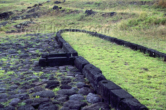 easter19: Easter Island / Rapa Nui: site of early native dwelling - photo by G.Frysinger) - (c) Travel-Images.com - Stock Photography agency - Image Bank