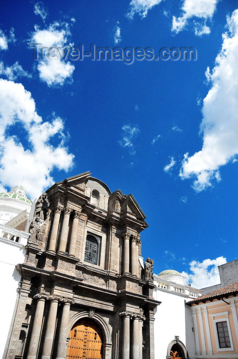 ecuador121: Quito, Ecuador: iglesia de El Sagrario - Church of the Shrine - late Baroque and Italian Renaissance styles - photo by M.Torres - (c) Travel-Images.com - Stock Photography agency - Image Bank