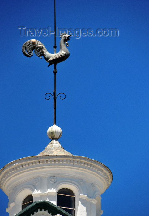 ecuador145: Quito, Ecuador: Catedral Metropolitana - Metropolitan Cathedral - weather vane with cockrel atop a dome's lantern - photo by M.Torres - (c) Travel-Images.com - Stock Photography agency - Image Bank