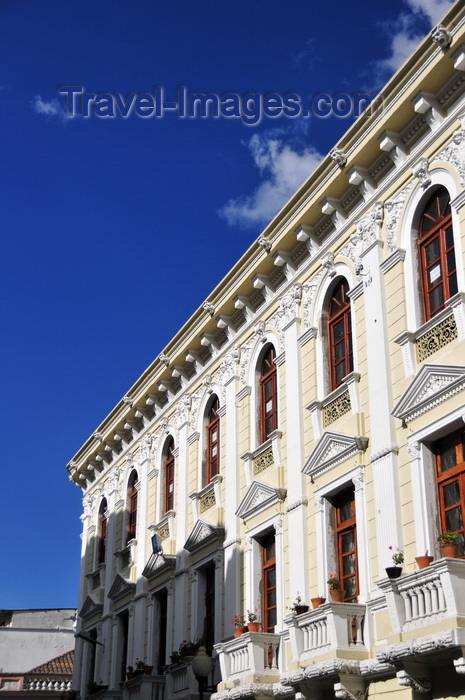 ecuador164: Quito, Ecuador: 19th century palace on Calle Gabriel Garcia Moreno - photo by M.Torres - (c) Travel-Images.com - Stock Photography agency - Image Bank