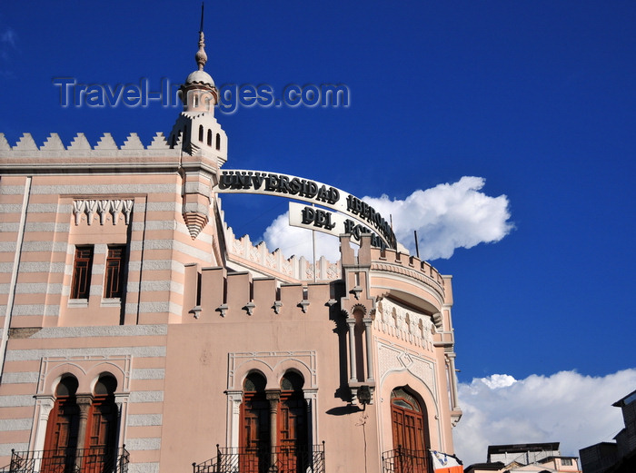 ecuador55: Quito, Ecuador: Iberian-American University - Moorish architecture - Gran Colombia avenue - Universidad Iberoamericana del Ecuador - photo by M.Torres - (c) Travel-Images.com - Stock Photography agency - Image Bank