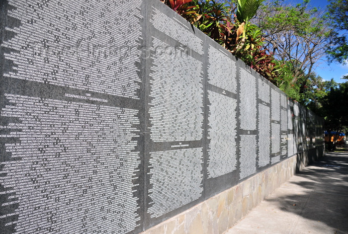 el-salvador13: San Salvador, El Salvador, Central America: Parque Cuscatlán - Monumento a la memoria y la verdad - dedicated to the victims of human rights' violations during the civil war - photo by M.Torres - (c) Travel-Images.com - Stock Photography agency - Image Bank