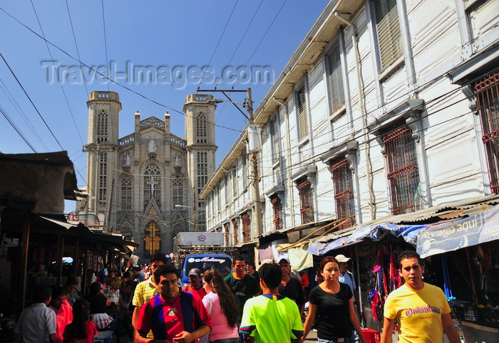 el-salvador65: San Salvador, El Salvador, Central America: Calvary church - Iglesia el Calvario, by the central market - photo by M.Torres - (c) Travel-Images.com - Stock Photography agency - Image Bank