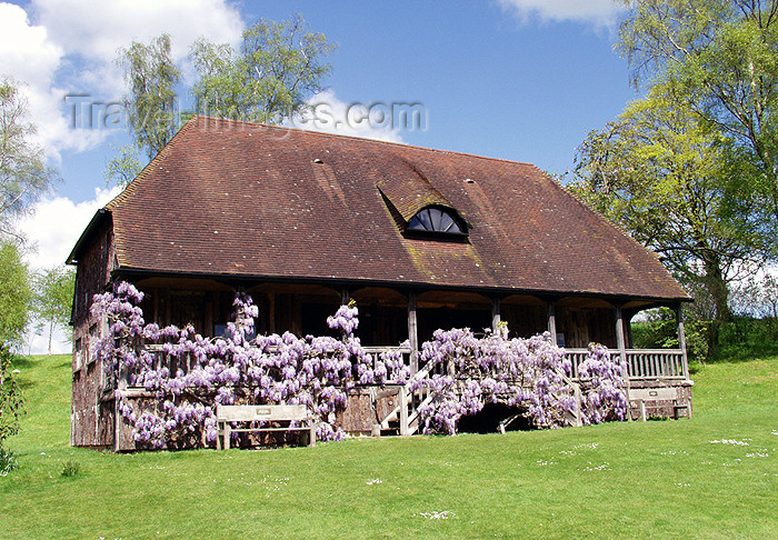 england125: Leeds Castle, Kent, South East, England (UK): summer house - photo by K.White - (c) Travel-Images.com - Stock Photography agency - Image Bank