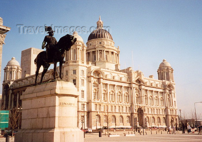 england16: Liverpool, Merseyside, North West England, UK: Edward VII - Port of Liverpool Building - Arnold Thornley with Briggs and Wolstenholme - photo by M.Torres - (c) Travel-Images.com - Stock Photography agency - Image Bank