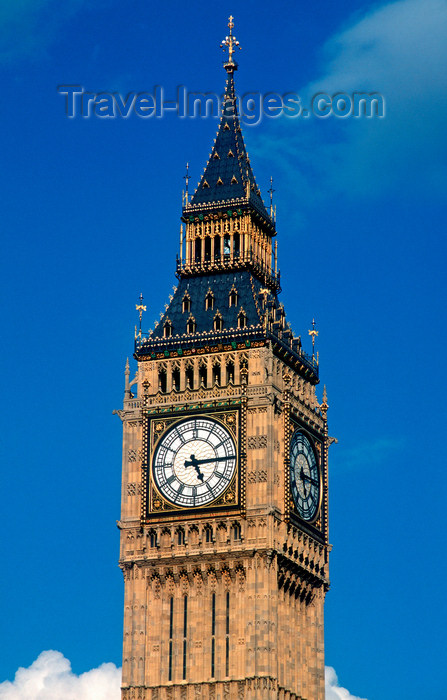 england198: London, UK: Big Ben - classical image - Clock Tower, Palace of Westminster - photo by B.Henry - (c) Travel-Images.com - Stock Photography agency - Image Bank