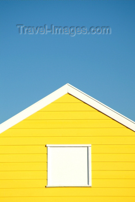 england209: Southwold, Waveney district, Suffolk, East Anglia, East England: yellow beach hut - Southwold Beach - photo by K.White - (c) Travel-Images.com - Stock Photography agency - Image Bank