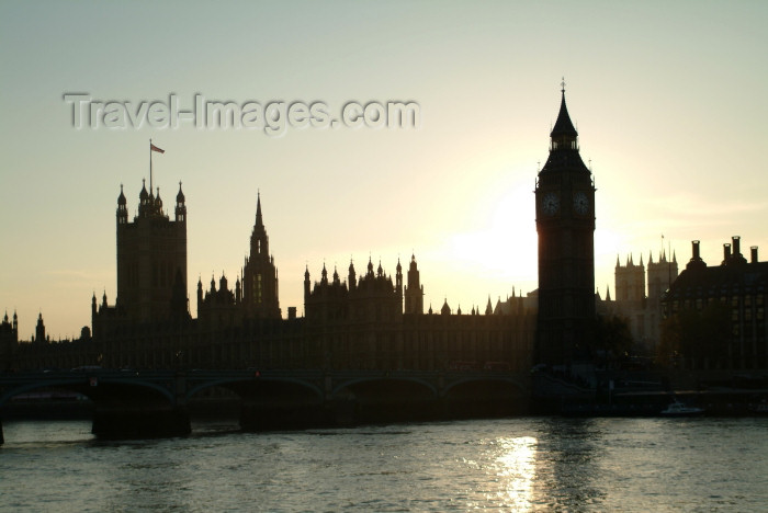 england220: London: Houses of Parliament at sunset - City of Westminster - photo by K.White - (c) Travel-Images.com - Stock Photography agency - Image Bank